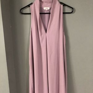 ARITZIA WILFRED MAUVE DRESS XXS